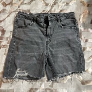 Grey A&E Denim Shorts